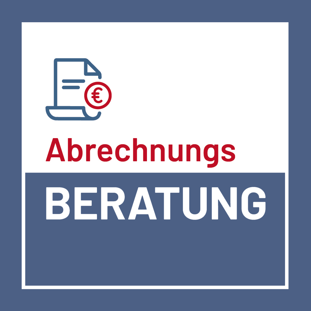 Icon Abrechnungsberatung Blau